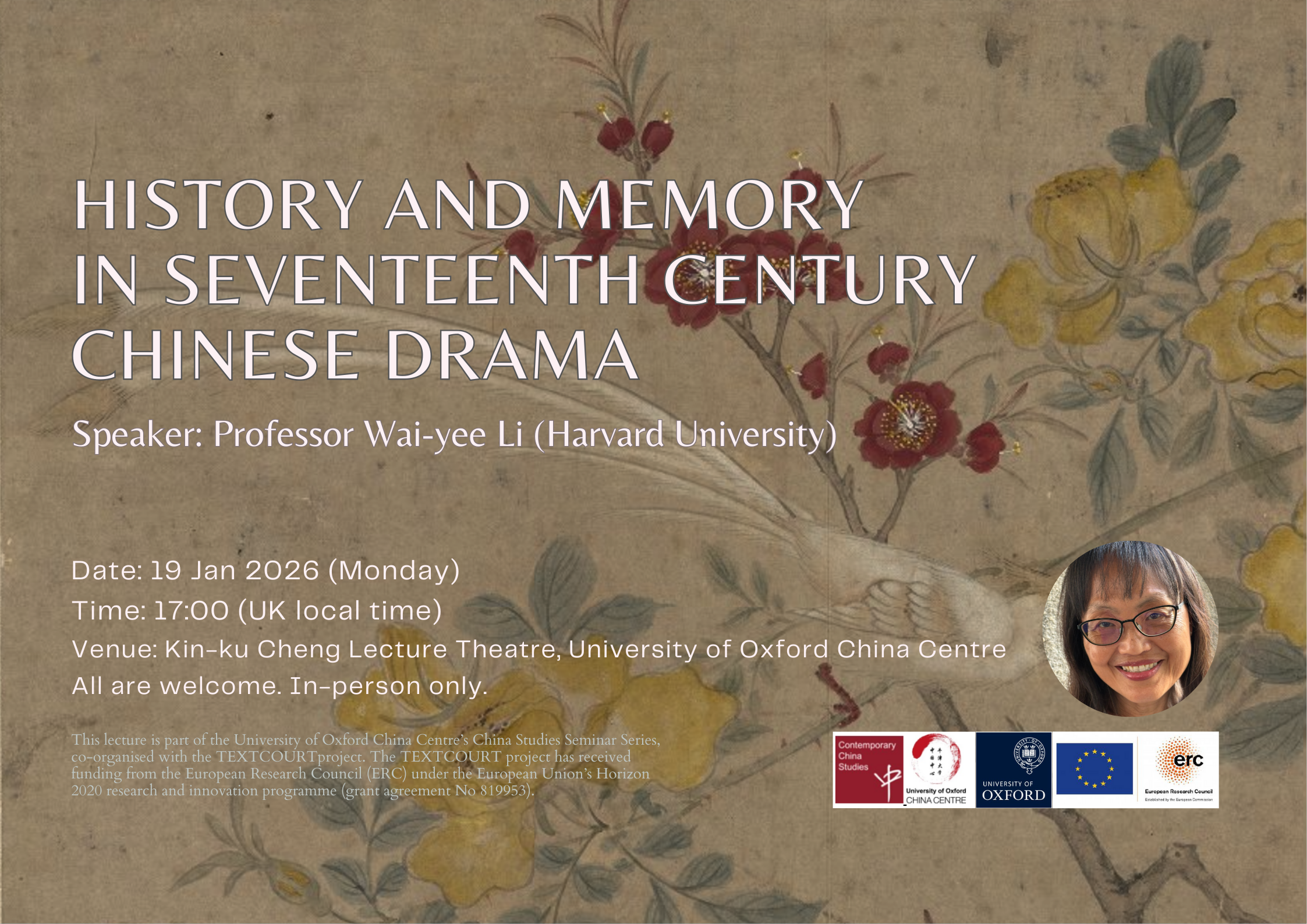 History and Memory in Seventeenth Century Chinese Drama